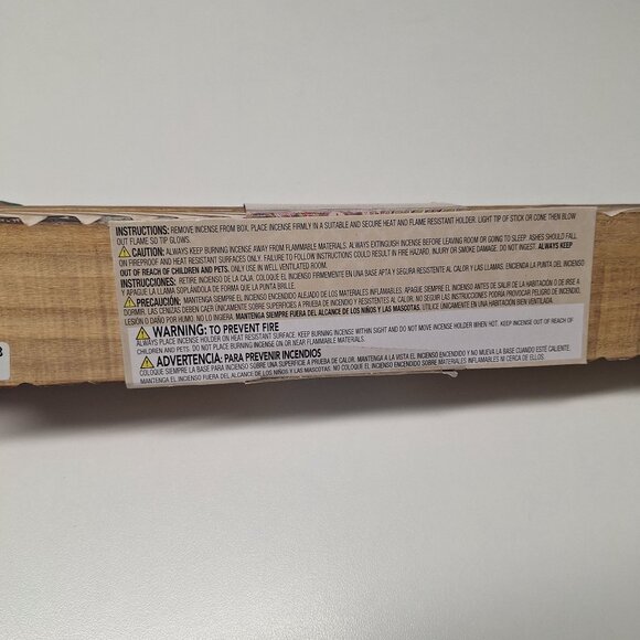 Incense Wooden Gift Box‎ Myrrh 20 Sticks 20 Cones Coffin Present Flora - Picture 5 of 8